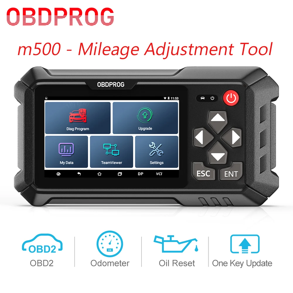 Сканер OBDPROG M500 OBD2 инструмент для настройки пробега сброс масла одометр