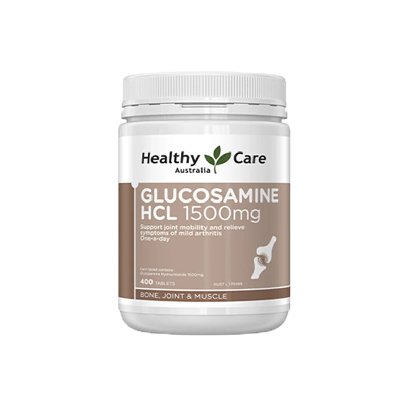 Free shipping GLUCOSAMINE HCL 1500 mg 400 capsules Support joint mobility and relieve symptoms of mild arthritis One-a-day