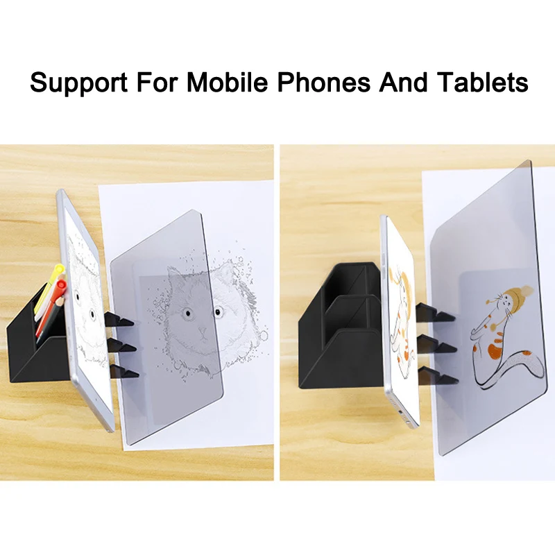 

Hot Sale Optical Image Drawing Board Portable Optical Tracing Board Copy Pad Panel Crafts Anime Painting Art