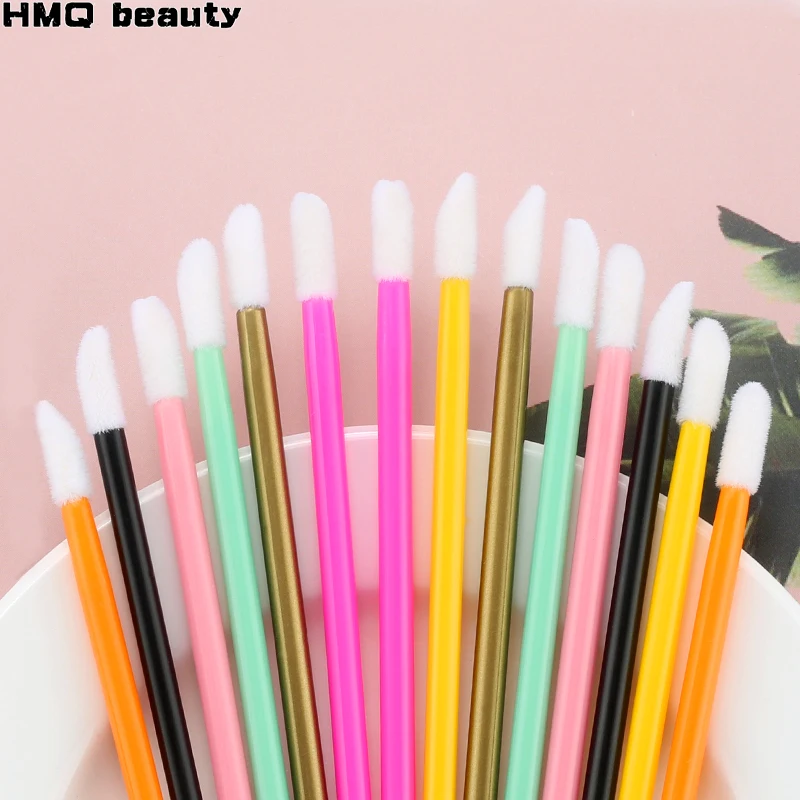 

50Pcs Disposable Eyelash Brush Lashes Lipstick Micro Brushes Eyelash Extension Supplies Applicator Cleaner Beauty Makeup Tools