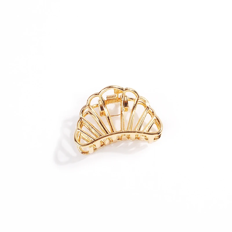 9 Styles Geometric Hair Claw For Women Girls Clamps Hair Crab Metal Gold Hair Clip Claw Accessories Hairpins Ornament - Цвет: 2