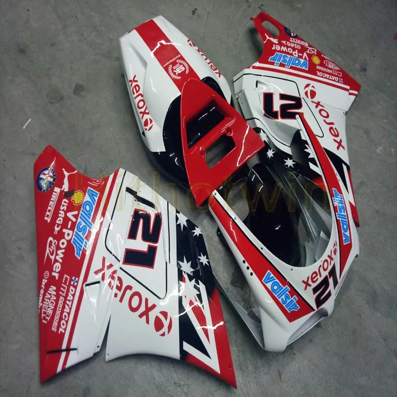 Болты + пользовательские красный мотоцикл на одно изделие для 748 916 996 1996 1997 1998 1999