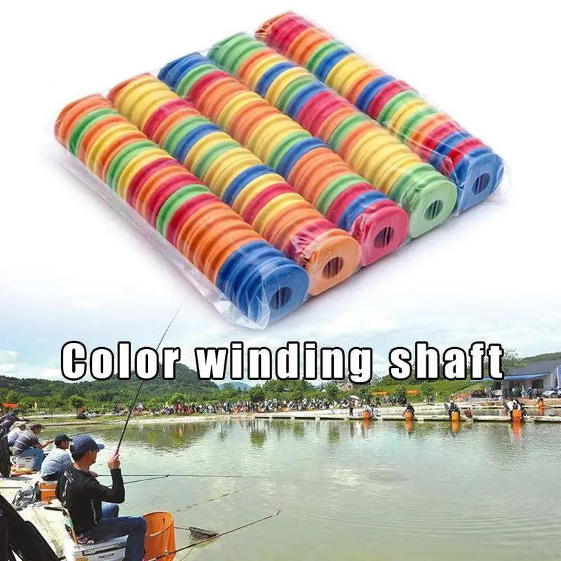 100 шт. пенопластовые катушки рыболовная доска рыболовный крючок леска снасти