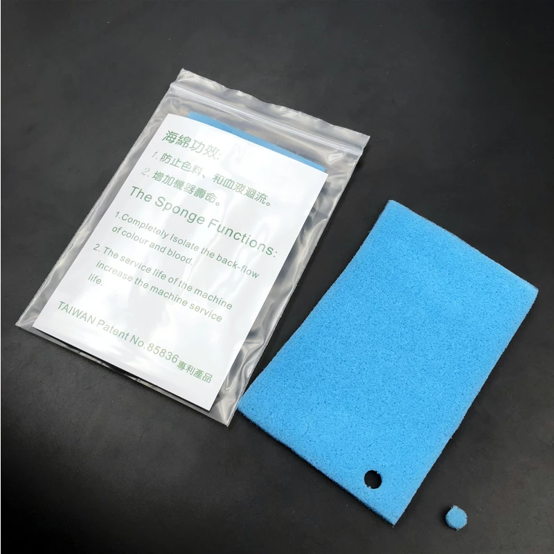 

10 Pcs Sponge slice For Original Taiwan Giant Sun Permanent Makeup Tattoo Machine G-8650 9740 9410/9420/9430 Tattoo Accessories