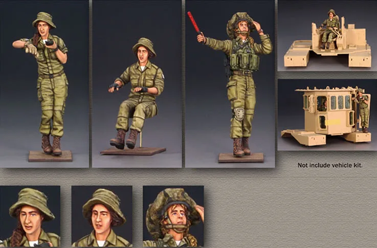 1/35 Набор для моделирования из смолы фигурка солдата Израиля (3 фигурки)|Наборы