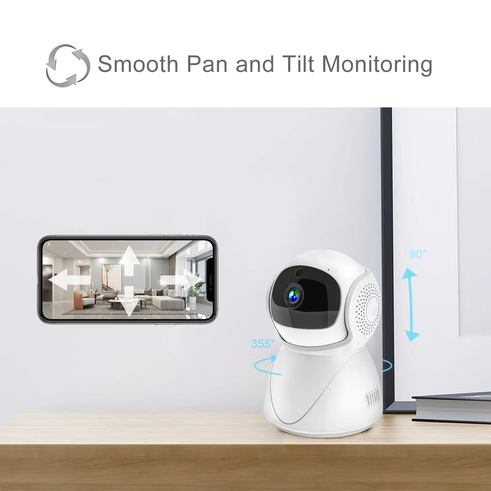 

Wifi Ip Videcam 1080p Hd Smart Home Security Cam Surveillance CCTV Network Ptz Wireless Camera Two Way Audio Smart Baby Monitor