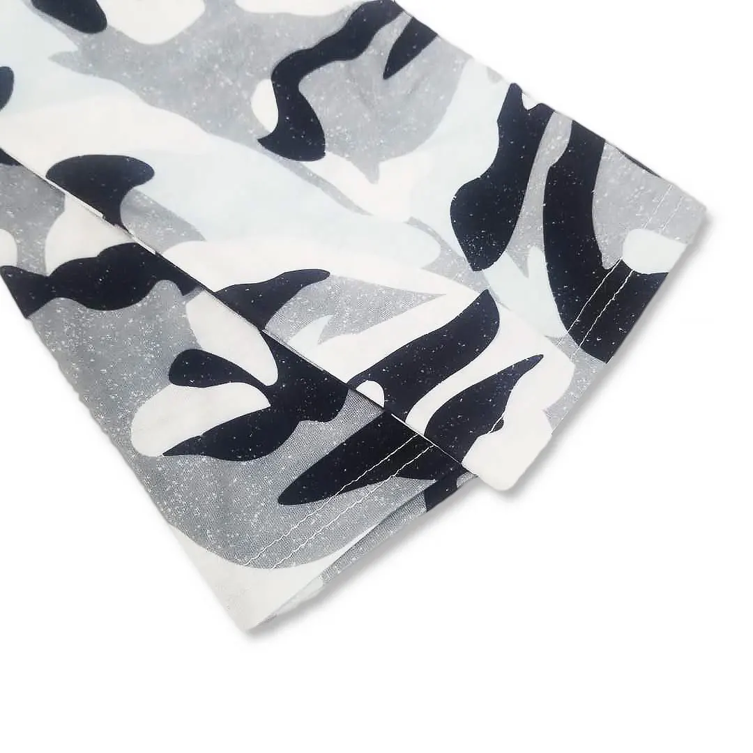 

2020 Autumn Ins Hot Women Camouflage Print Elastic Waist Casual Harem Pants Streetwear