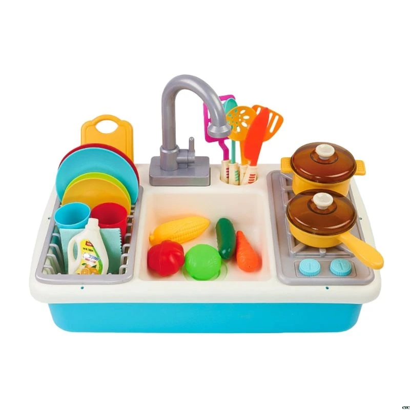 

Children Simulation Plastic Electric Dishwasher Sink Pretend Play Kitchen Toys Kids Early Education Birthday Gifts