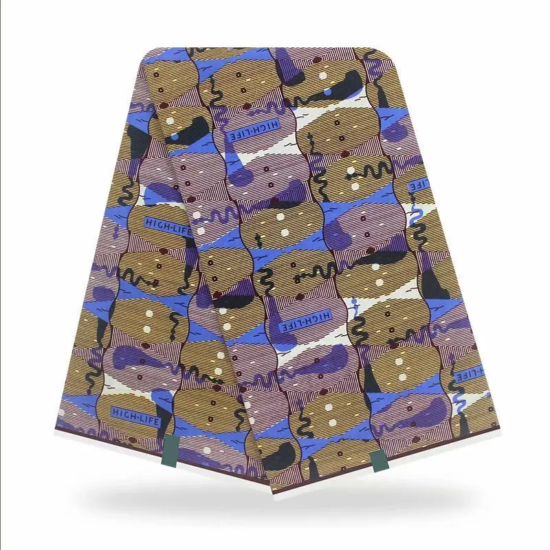 

ankara fabric wax african fabric 100% Cotton high quality african wax prints fabric 2020 soft Wax fabric 6yard for dress 013