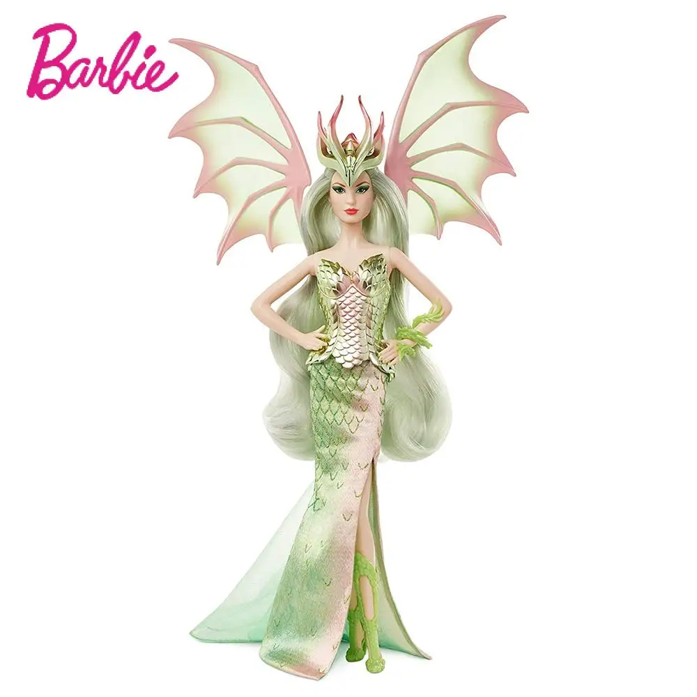 

mattel Barbie 15-Inch Greek Mythical Signature Muse Fantasy Dragon Empress Doll with Pastel Collectible Toys for girl Gifts