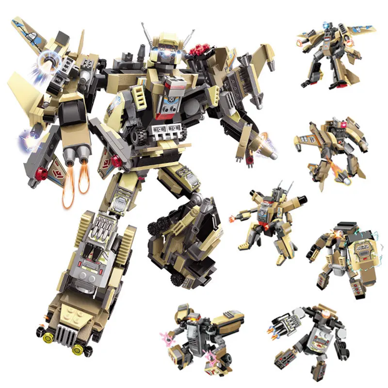 Деформация робот боец мех бронированный автомобиль Танк атака лодка
