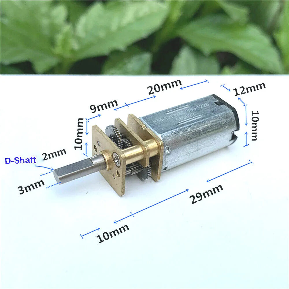 Микро Мини Электрический редуктор ed Мотор DC 3V-12V 30RPM медленная скорость маленький
