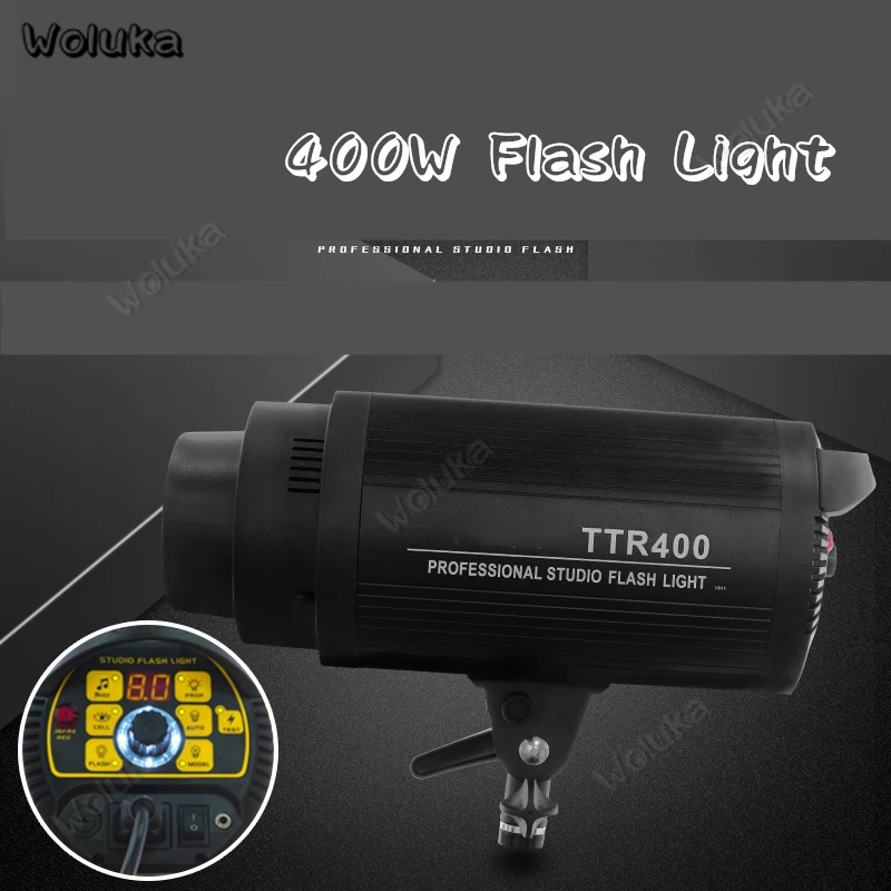 Студийный фонарик 400 Вт фотовспышка GN54 1 4 S для продукта фотосъемка свет
