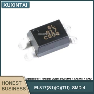 100Pcs/Lot EL817 (S1) (C) (TU) EL817 (S1) (C) Optoisolator Transistor Output 5000Vrms 1 Channel 4-SMD