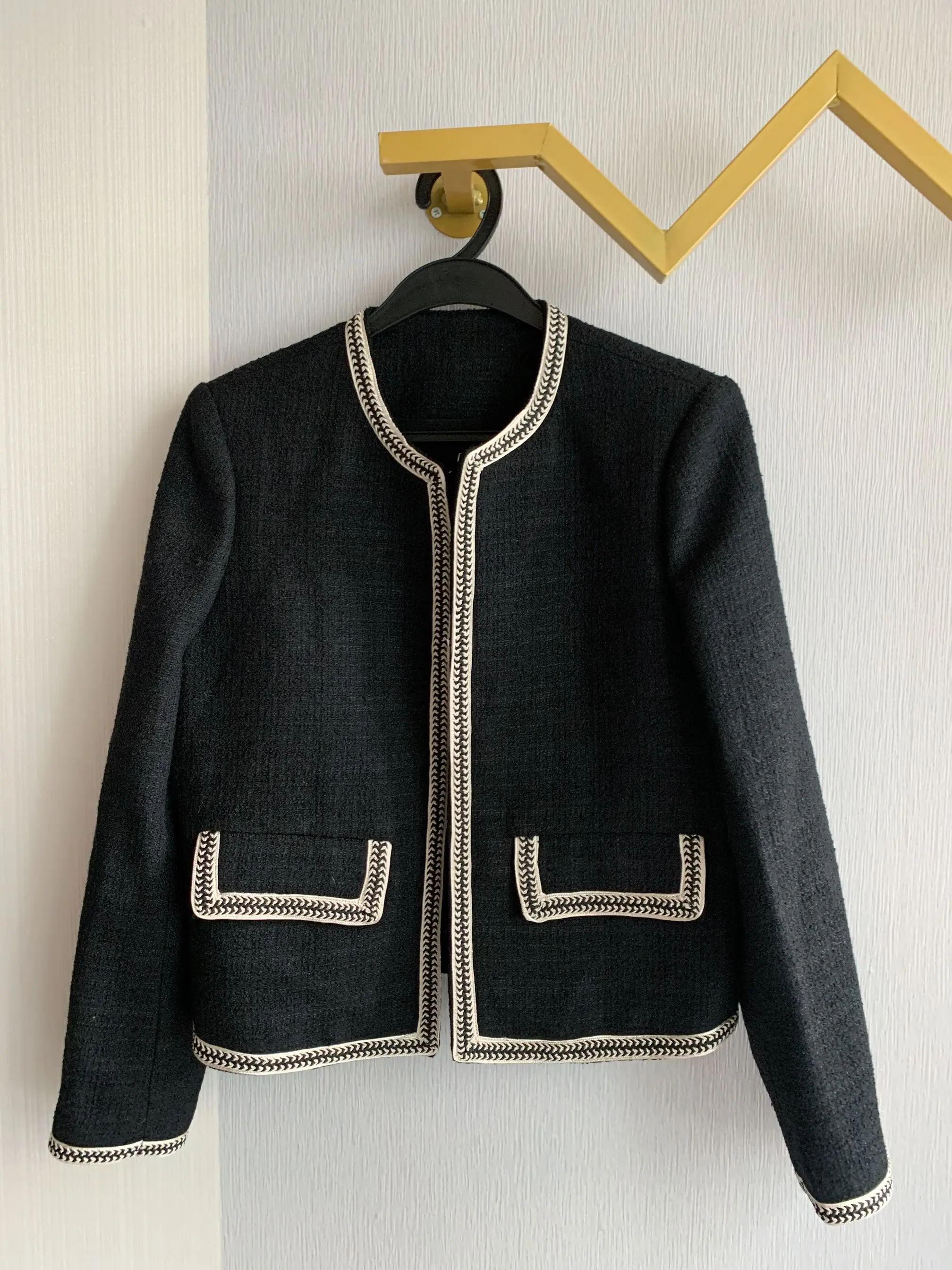 

Brand Fashion Women High Luxury Vintage Elegant Ladies Jackets Coat
