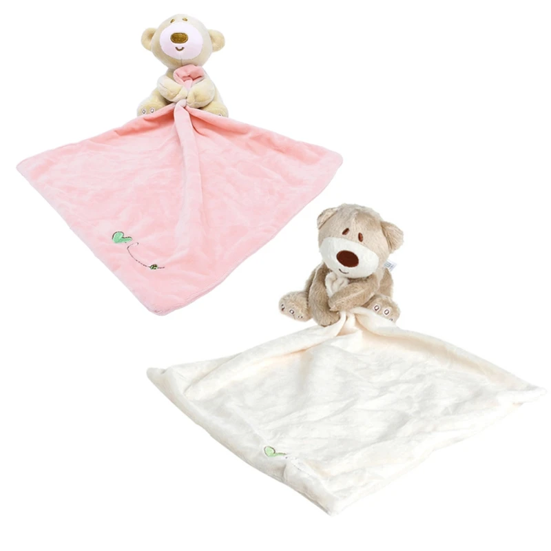 

Baby Kids Comforter Washable Blanket Bear Soft Smooth Toy Plush Stuffed