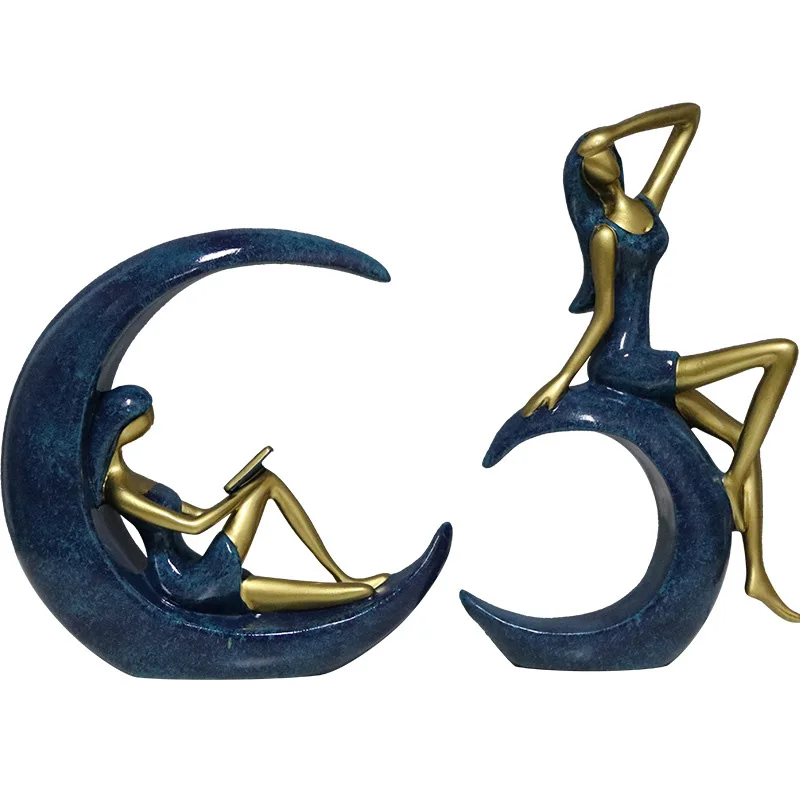 Современная Абстрактная фотостатуя Классическая фигурка статуя аксессуары для