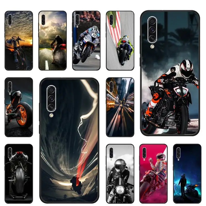

Cool motorcycle sprint phone case for Samsung galaxy S note 7 8 9 10 20 fe edge A 6 10 20 30 50 51 70 lite plus Soft Silicone