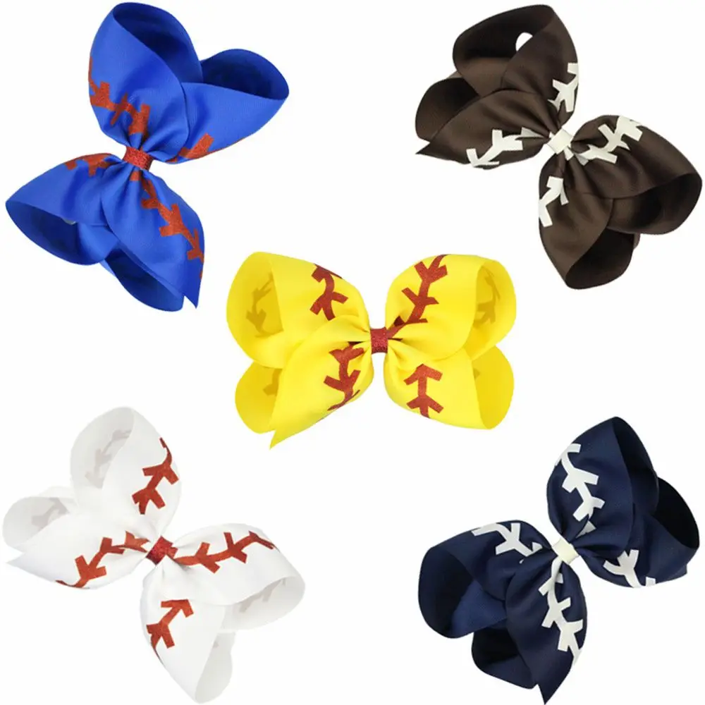 8 дюймов аксессуары для волос девушки банты большой радуга Оливковая ветвь бант