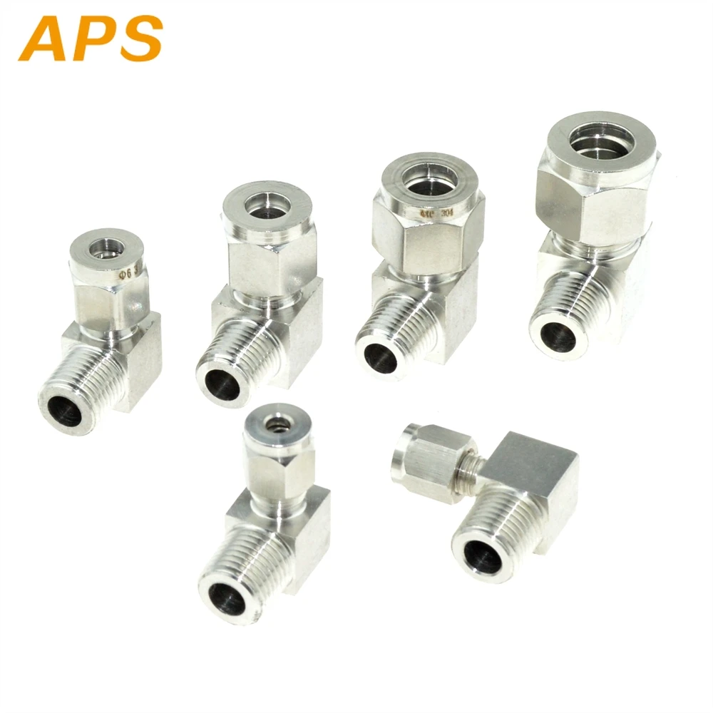 Локоть 1/4 &quotPT NPT наружная резьба 6 мм 8 12 1/4&quot дюймов труба двойной наконечник