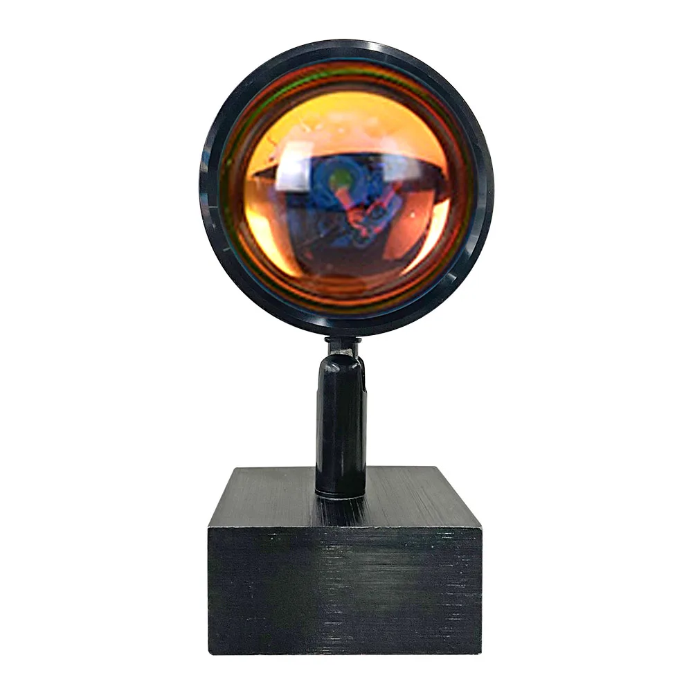 

USB Sunset Lamp Rainbow Atmosphere Led Night Light Sunset Projector Lamp Bedroom Decor Background Home Decoration Colorful Lamp