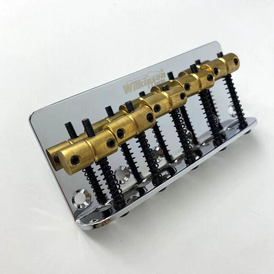 

Wilkinson WOB51 Brass Saddles Chrome Bridge For Five Strings Electric Bass Jazz