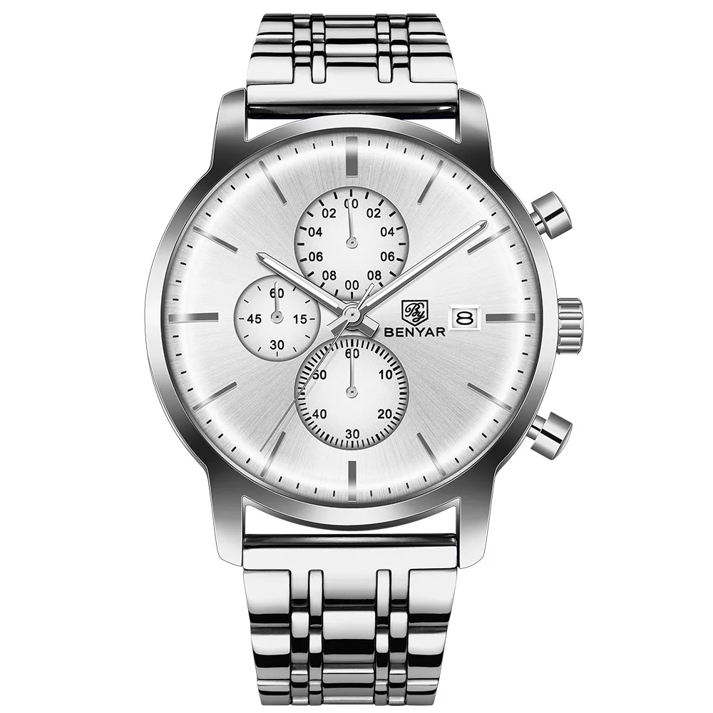 

Men Mechanical Watch Luxury Automatic Watch Leather Sapphire Waterproof Sports Moon Phase Wristwatch Montre Homme