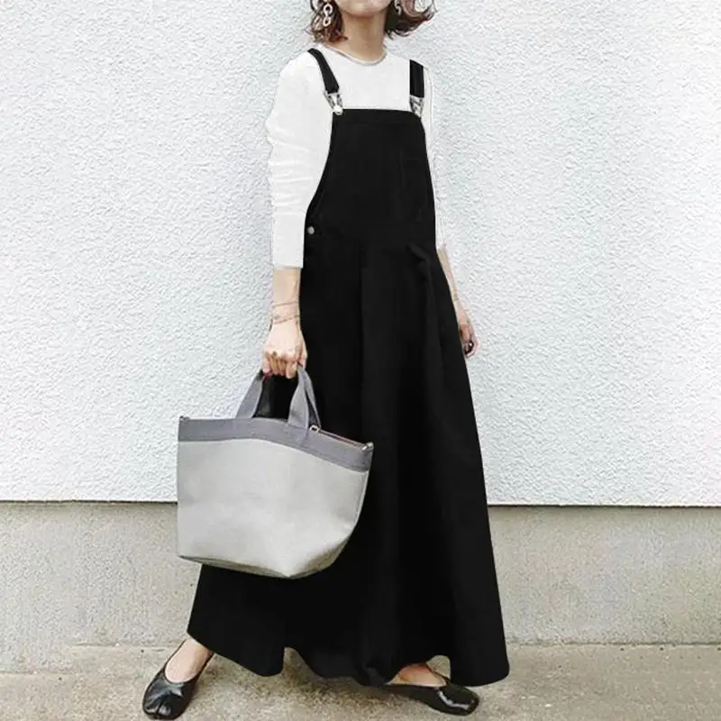 

New Sundress Women Cotton Linen Dress Vintage Square Collar Sleeveless Maxi Long Dress 2021 Spring Summer Casual Robe