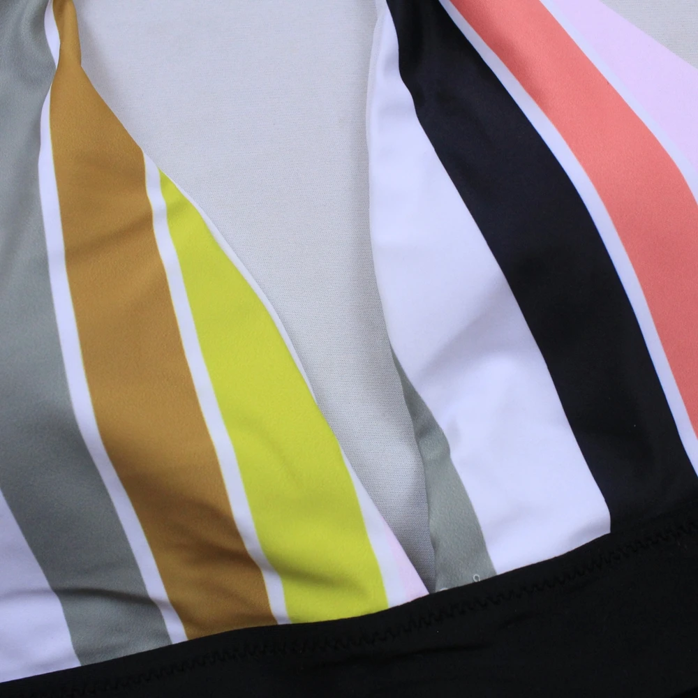 Бикини 2019 купальник-бандо с высокой талией женский купальник пуш-ап два предмета