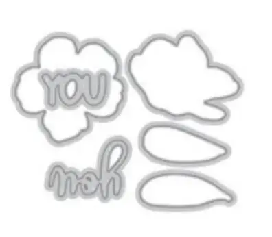 Цветочный прозрачный штамп и или для скрапбукинга/изготовления карт/украшения