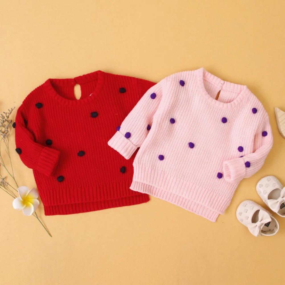 

Baby Girls Boys Sweaters Coat Kids Tops Baby Boys Girls Long Sleeve Autumn Sweaters