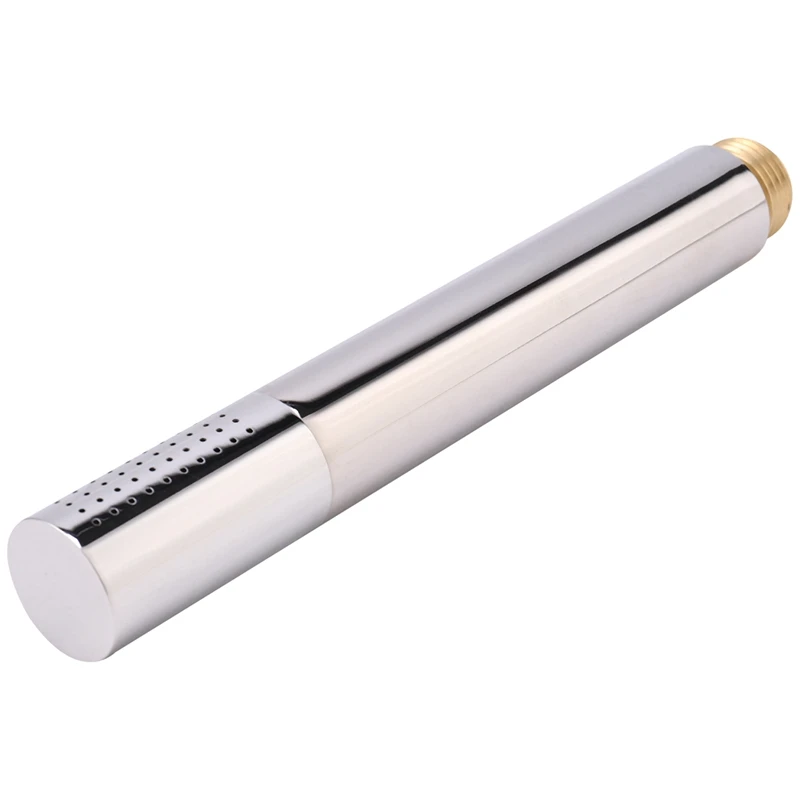 

Modern Style Bathroom Stainless Steel + Copper Hand Held Shower Heads Chrome Top Spray Rain Shower Heads