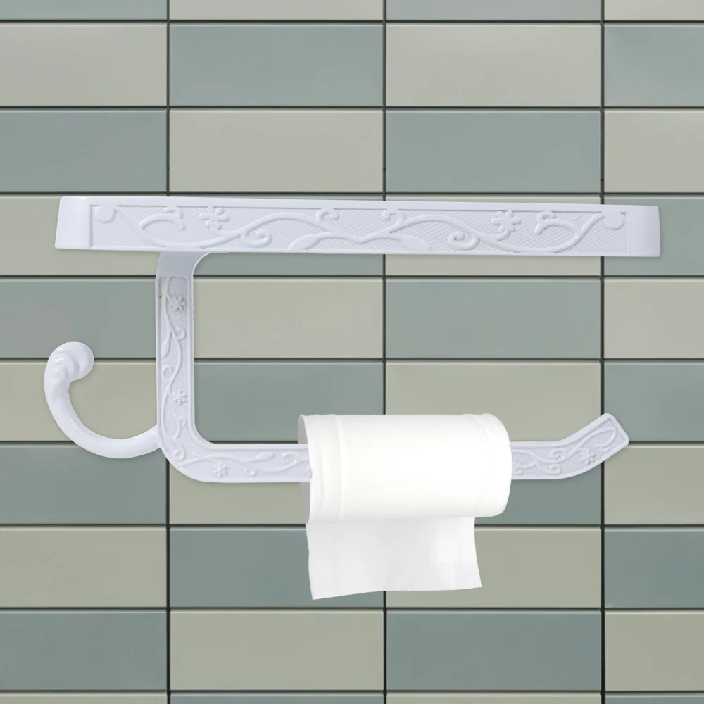 

1Pc Toilet Paper Holder Toilet Paper Rack Paper Wall Holder Paper Dispenser Tissue Holder for Home Kitchen Hotel Bathroom