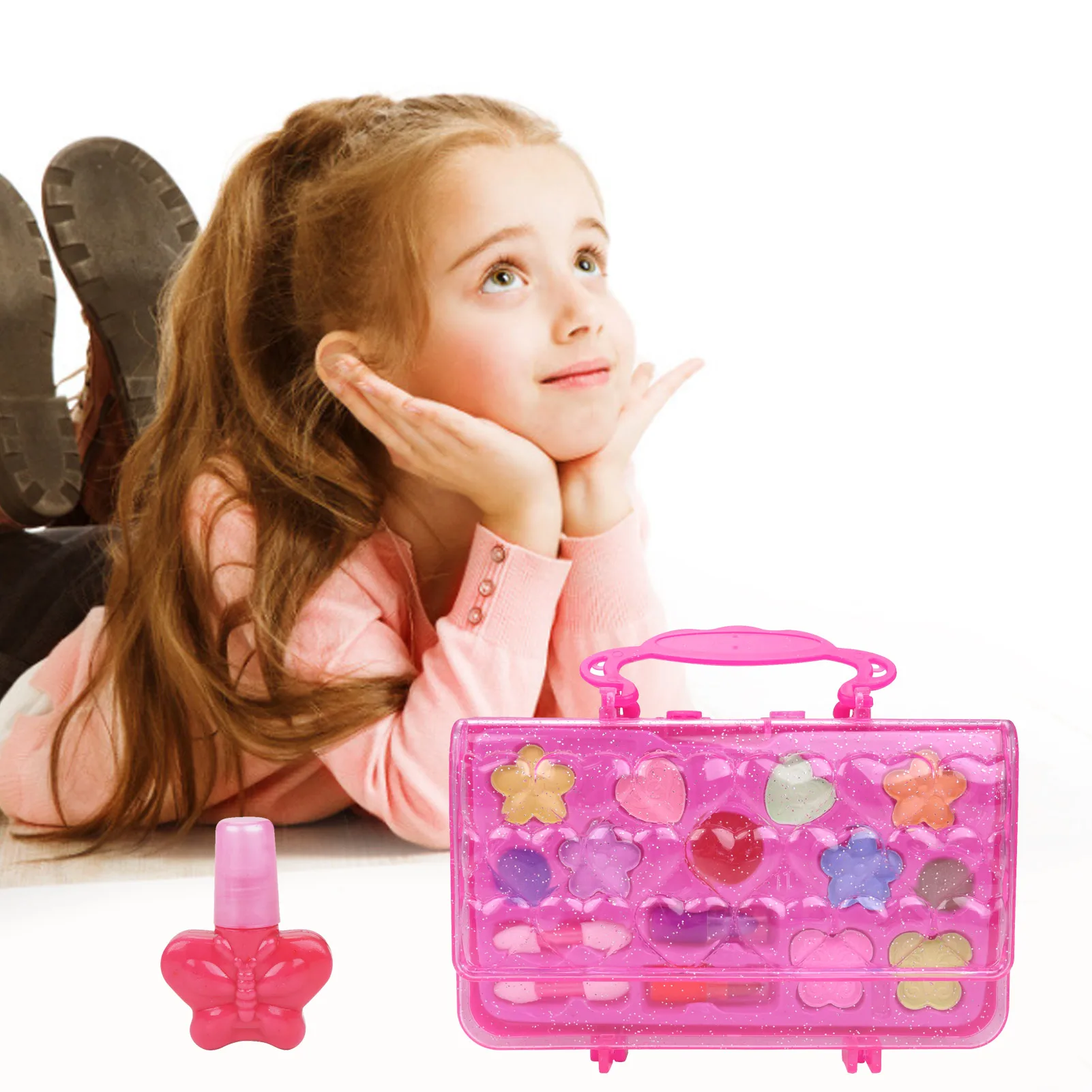 Детские ролевые игрушки для макияжа набор имитация парикмахерской пластиковая