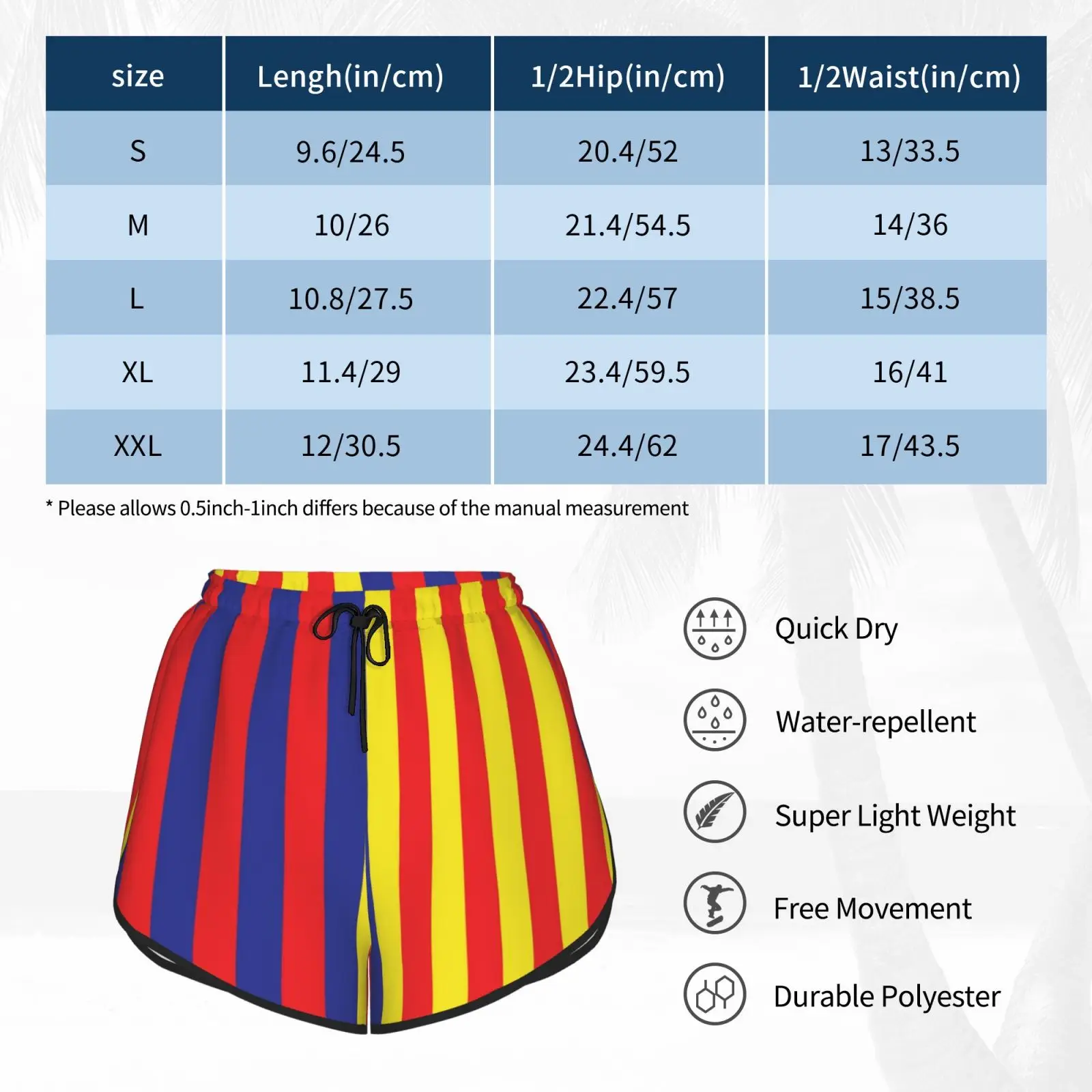 

Catalonia Flag Swim Shorts Quick Dry Women Beach Short Catalan Catalonia Euro Club Football Soccer Nou Camp