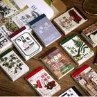 31 лист винтажные материалы для скрапбукинга стикер естественный вид Diy Декоративные наклейки для скрапбукинга Журнал Планировщик альбом