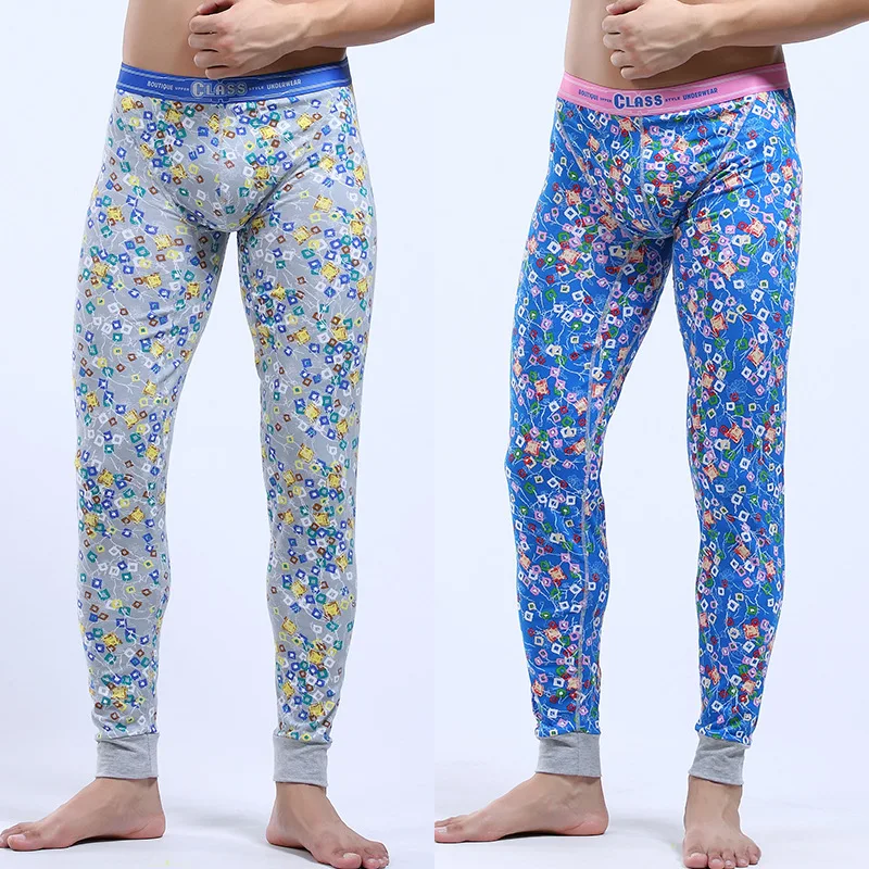 

New Arrival Male Cotton Long Sleep Bottoms Pants Man Keep Warm Leggings Youth Cultivate Morality Men s Morality Pants