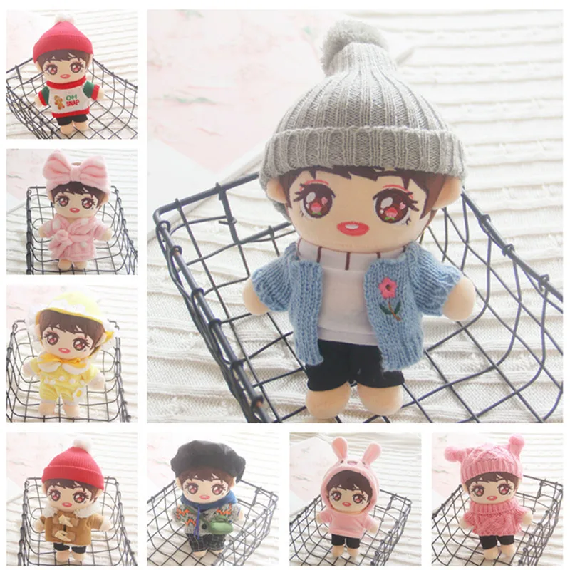 EXO pop плюшевая кукла D.O. LAY KAI SUHO SEHUN XIUMIN CHANYEOL BAEKHYUN CHEN детская Милая одежда марионетка