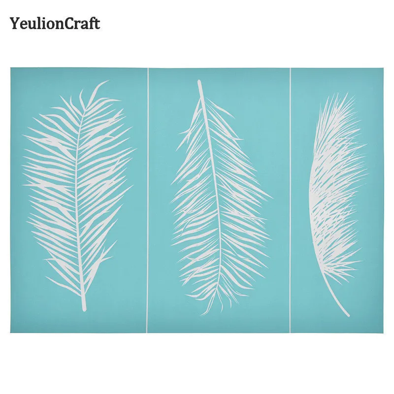 Трафареты Chzimade с принтом черепахи Листьев цветов растений трафареты для марок