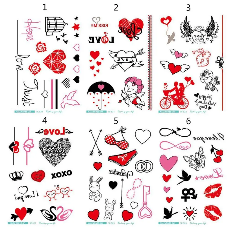 Цветные радужные наклейки для татуировок в стиле INS|Временные тату| |