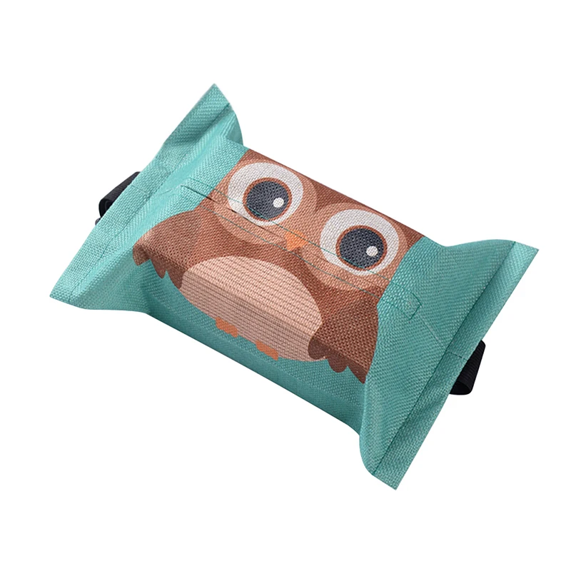 Автомобильная коробка для салфеток многоцелевая хлопковая льняная Обложка