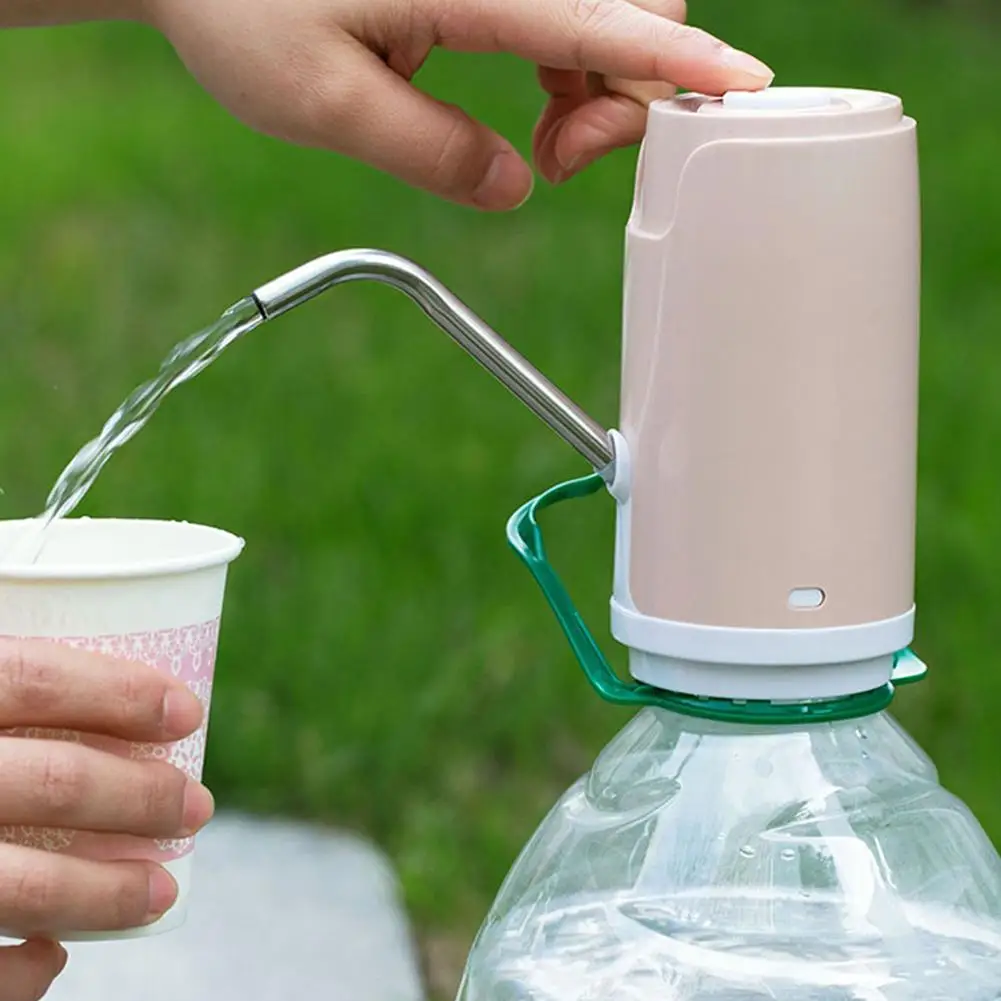 Съемный Электрический насос для бутылки воды USB Перезаряжаемый автоматический