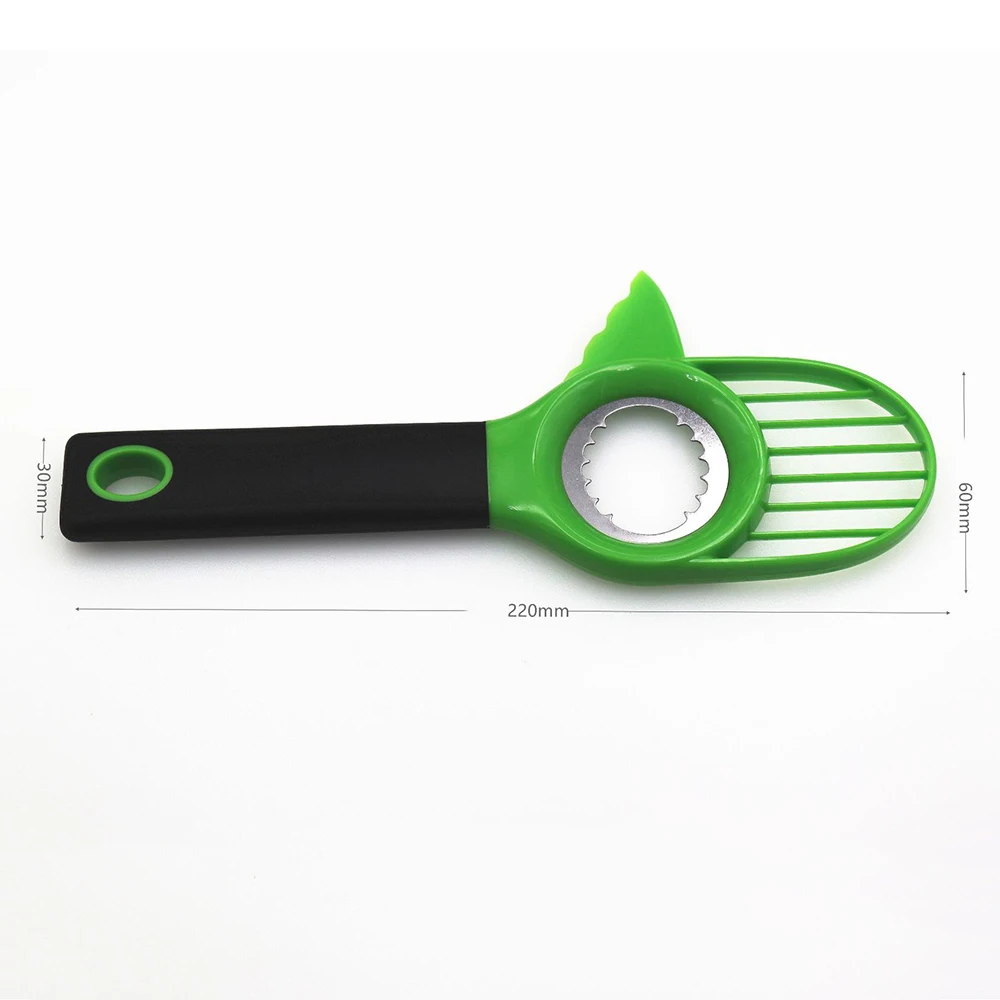 

Avocado Cutter Slicer And Pitter 3 In 1 Tool With Silicon Grip Handle Avocado Pitter Peeler Multifunctional Avocado Knife Split