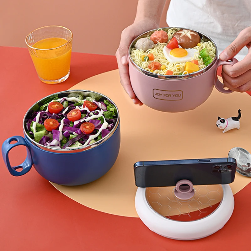 

Компактный Ланч-бокс с крышкой, коробка из нержавеющей стали для сохранения свежести продуктов, для офиса, для студентов, для детей и взросл...