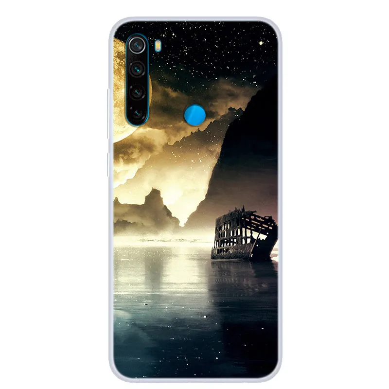 Чехол для Xiaomi Redmi Note 8 T чехол Note8T Мягкая силиконовая задняя крышка телефона из