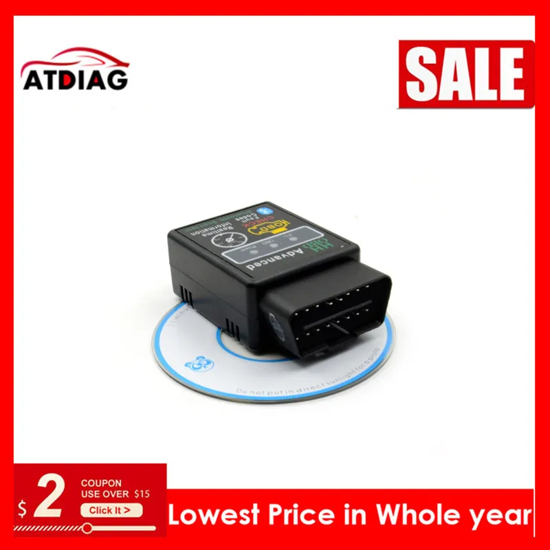 Мини ELM327 Bluetooth OBD2 V2.1 автомобильный диагностический интерфейс ELM 327 obd 2 умный беспроводной сканер автомобильный комплект