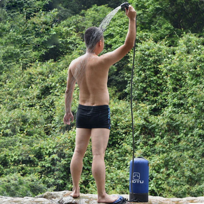 Hot explosions outdoor mountaineering bath bag portable camping outdoor bath bag shower Bath bag Sprinkler faucet