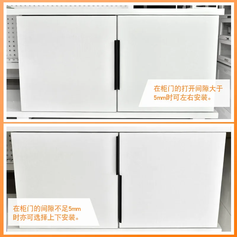 Современная потайная Мебельная ручка Минималистичная длинная мебель из сплава