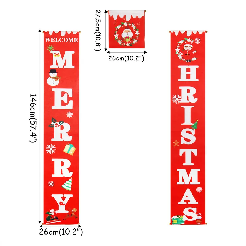 Style 7 Garland Merry Christmas Decor for Home Cristmas Decor Navidad Christma Ornaments Christmas Xmas Outdoor Happy New Year - Цвет: Style 7