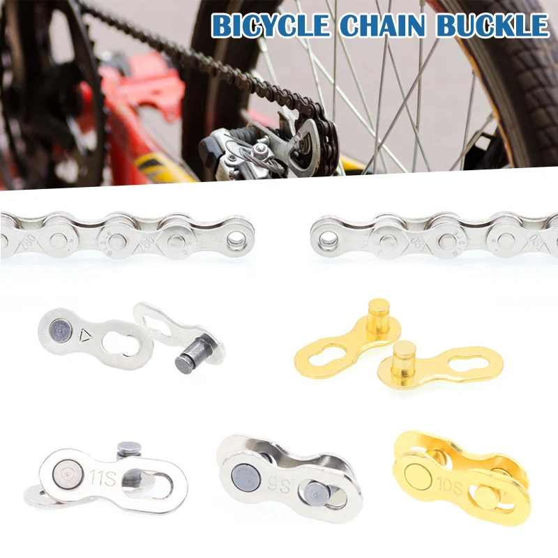

8pcs Bicycle Chain Link Connector Mountain Bike Joints Magic Buttons Bike Link parts BHD2